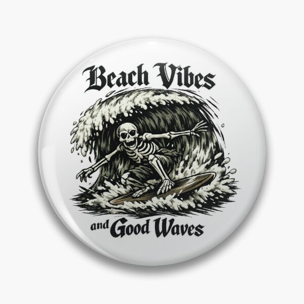 Item preview, Beach Vibes and Good Waves designed and sold by LuveraxArt.