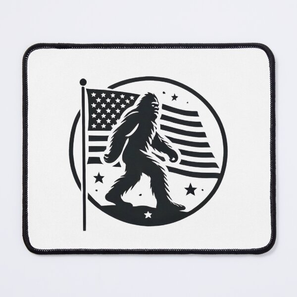 Item preview, Copy of Bigfoot with American Flag – Patriotic Sasquatch Design designed and sold by PaulaDesignCo.