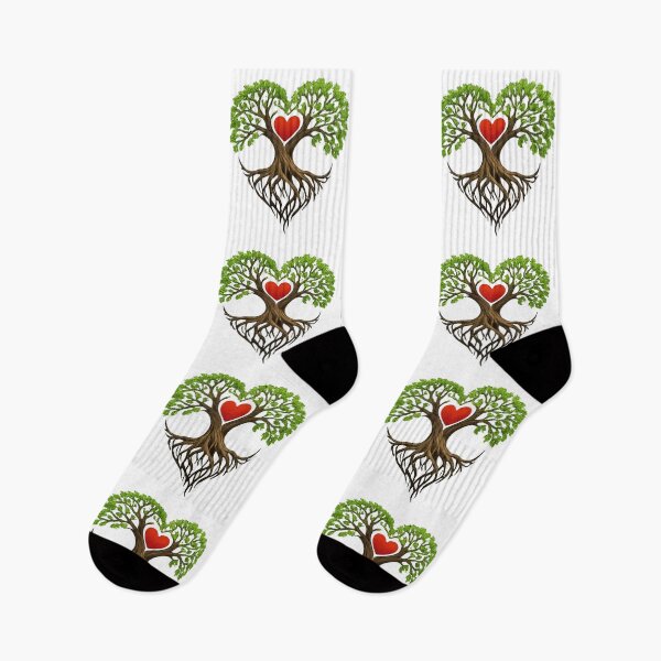 Item preview, Tree of Life Heart – Love Nature Roots Spiritual Design designed and sold by bloomandbeads.eu.