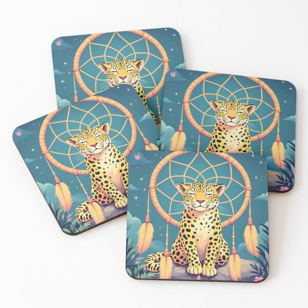 Item preview, Leopard in a dreamcatcher designed and sold by ReneMM.
