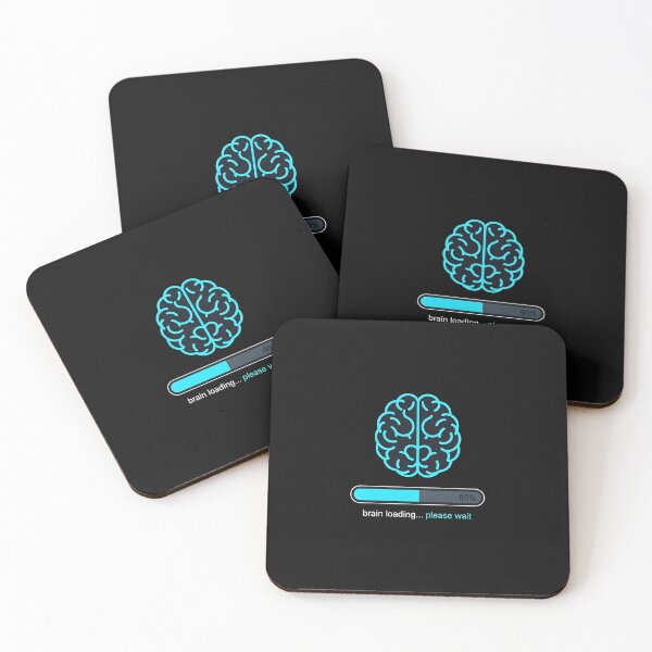 Item preview, Brain Loading Please Wait | Funny Tech & Student Humor designed and sold by MouradStudio.
