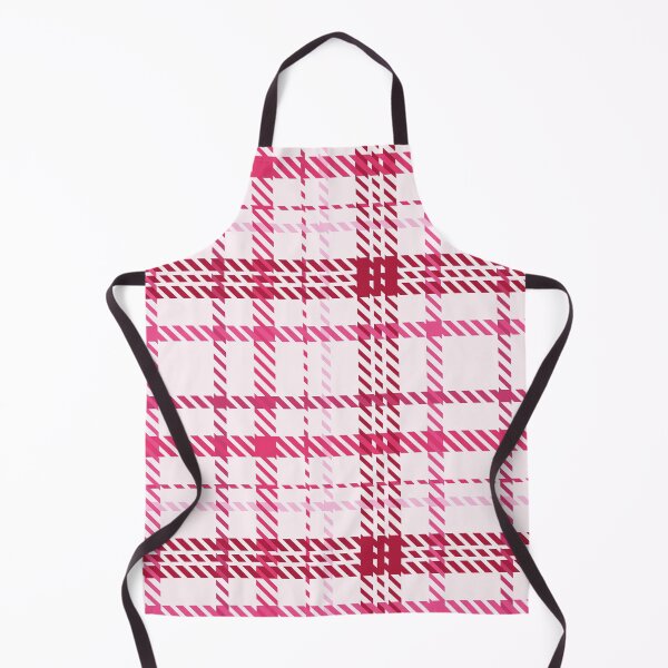 Item preview, pastel pink plaid pattern red print designed and sold by Gossip Rag.