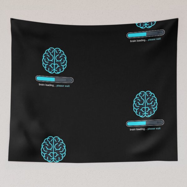 Item preview, Brain Loading Please Wait | Funny Tech & Student Humor designed and sold by MouradStudio.