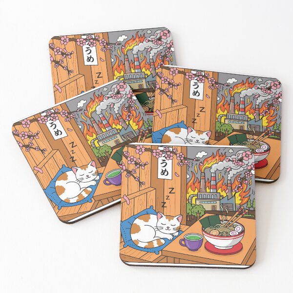 Item preview, Cat and Ramen designed and sold by tigrootiger.