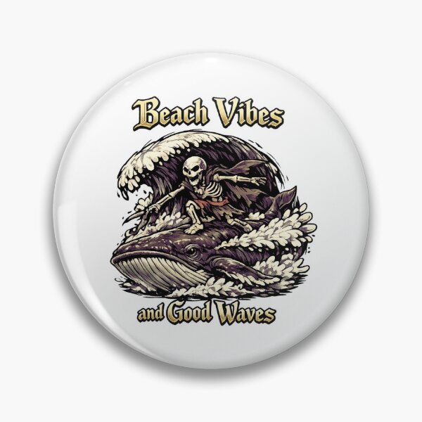 Item preview, Beach Vibes and Good Waves designed and sold by LuveraxArt.