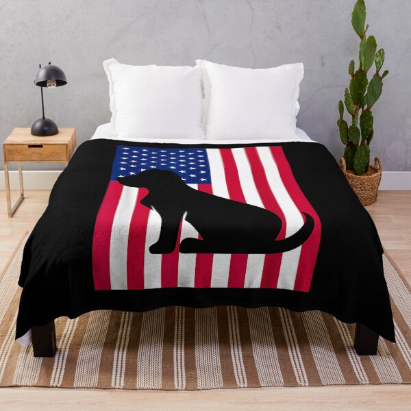 Item preview, Black Lab Labrador Retriver Patriotic USA Flag for Women Kids Men designed and sold by Goleon12.