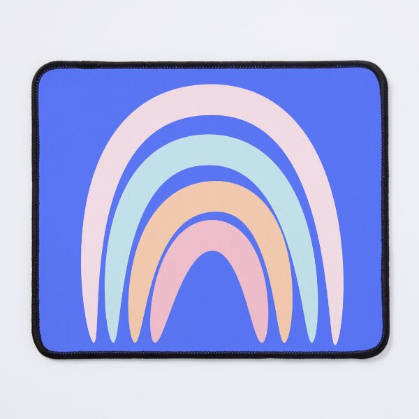 Item preview, Retro Rainbow in Blue designed and sold by Ink & Print Store .