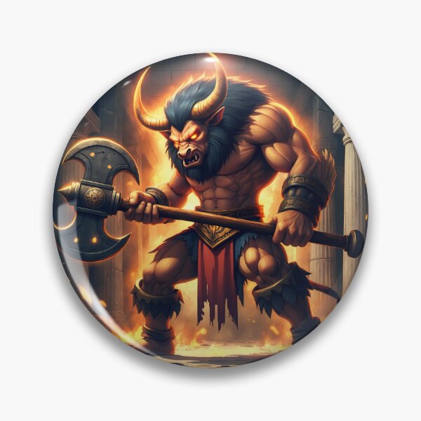 Item preview, Minotaur Warrior - The Labyrinth Battle Axe designed and sold by Lucid Dream Pixel.