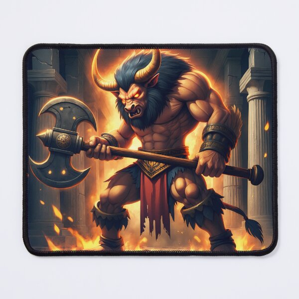 Item preview, Minotaur Warrior - The Labyrinth Battle Axe designed and sold by Lucid Dream Pixel.