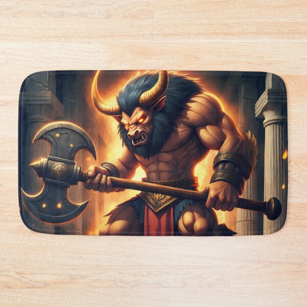 Item preview, Minotaur Warrior - The Labyrinth Battle Axe designed and sold by Lucid Dream Pixel.