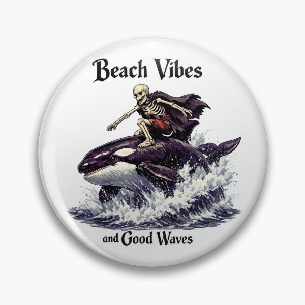 Item preview, Beach Vibes and Good Waves designed and sold by LuveraxArt.
