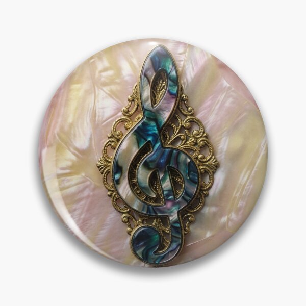 Item preview, Celluloid Treble Clef designed and sold by Tridentulus.