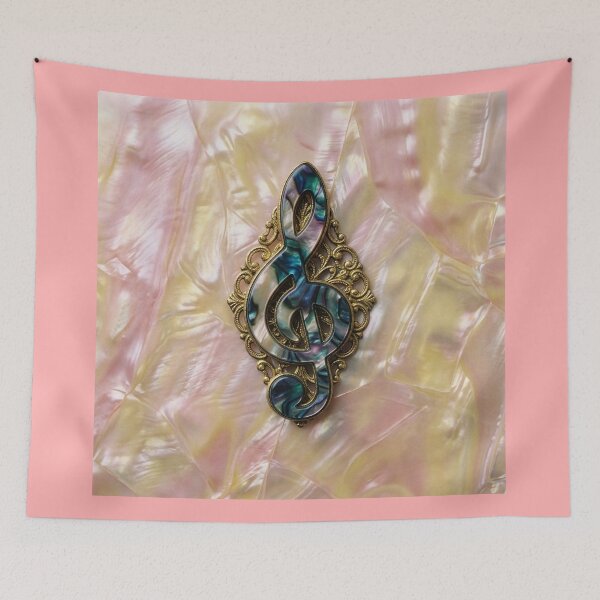 Item preview, Celluloid Treble Clef designed and sold by Tridentulus.