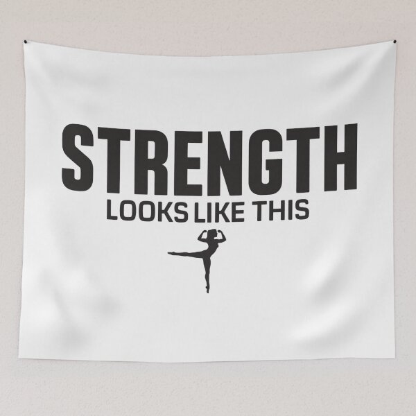 Item preview, Strength Look Like This - Gym, Dancer, Pole Dance Art designed and sold by Stellar Motion by Kornelia.