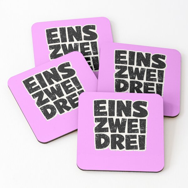 Item preview, Eins Zwei Drei Bold Typography Shirt – Eurovision Distressed Design designed and sold by supernova-tees.