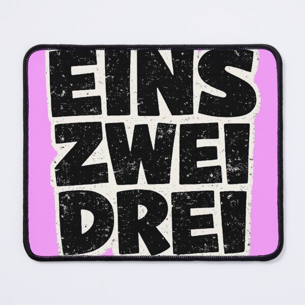 Item preview, Eins Zwei Drei Bold Typography Shirt – Eurovision Distressed Design designed and sold by supernova-tees.