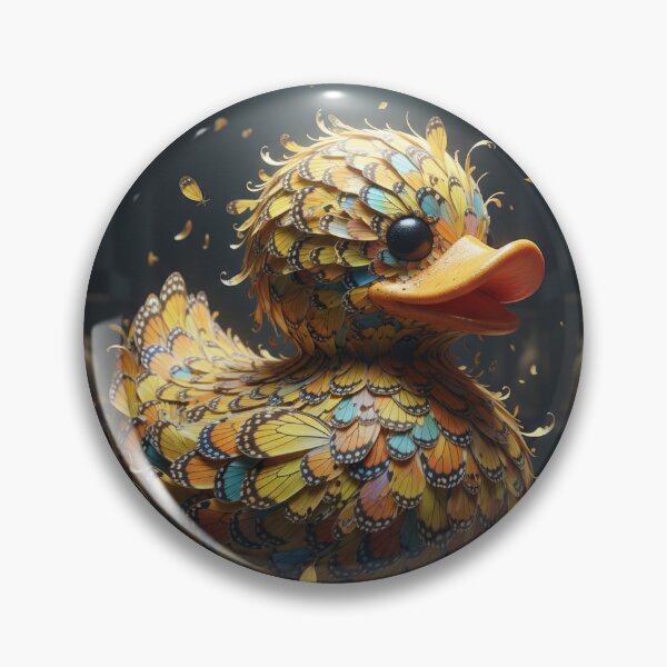 Item preview, The Chrysalis Squeak: Butterfly Wing Duck designed and sold by DuckOddity.