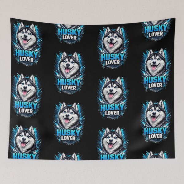 Item preview, Husky Lover – Cute Siberian Husky Dog Design designed and sold by PaulaDesignCo.
