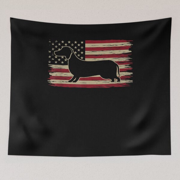 Item preview, American Flag Dachshund Patriotic Dachshund Doxie Lover designed and sold by Goleon12.