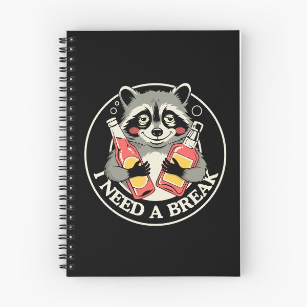 Item preview, I Need a Break – Trashed Panda designed and sold by Eoli Studio.