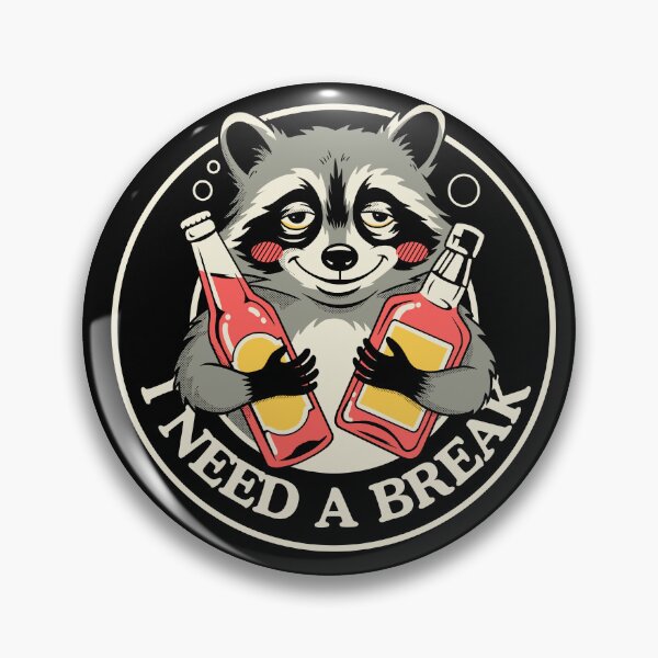 Item preview, I Need a Break – Trashed Panda designed and sold by Eoli Studio.