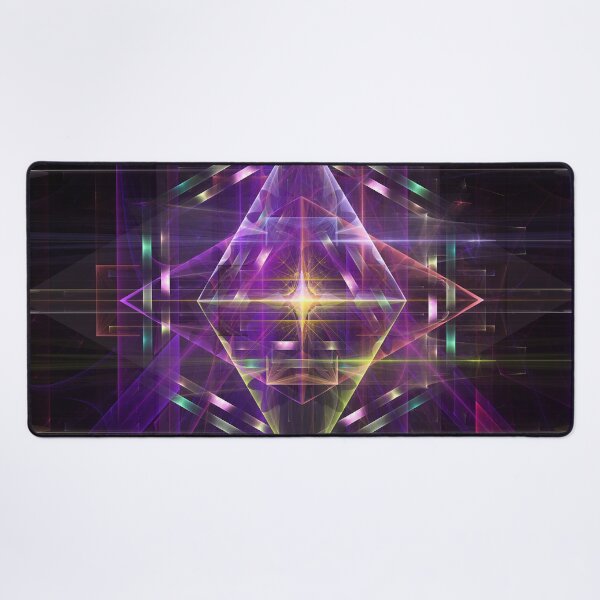 Item preview, Symmetrical Neon Geometry Art - Borsalino (Square Version) designed and sold by studiobprints.