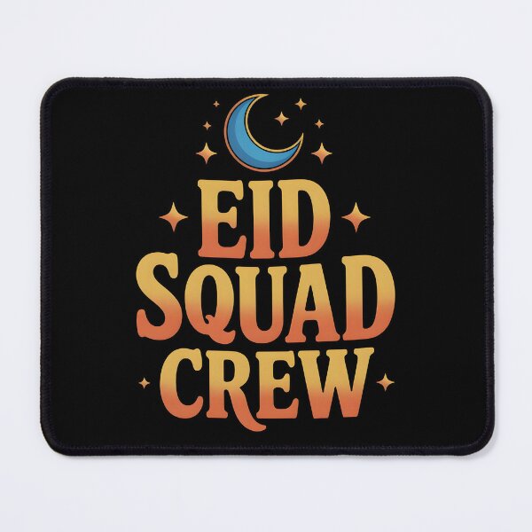 Item preview, Eid Squad Crew, Crescent Moon Muslim Eid Mubarak, Ramadan Moon Stars Family, Islamic Celebration designed and sold by NewaveBoutique.