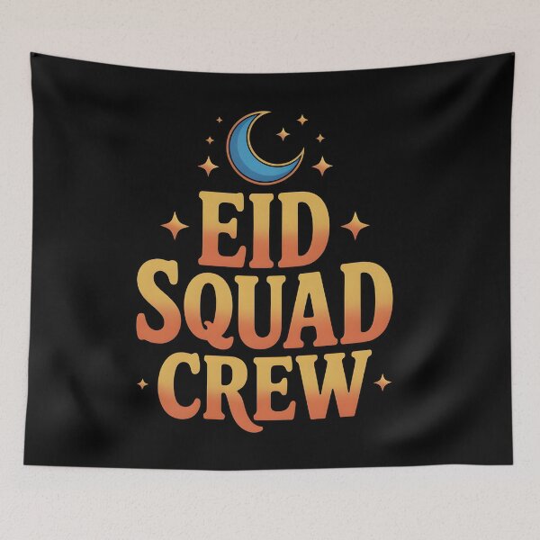Item preview, Eid Squad Crew, Crescent Moon Muslim Eid Mubarak, Ramadan Moon Stars Family, Islamic Celebration designed and sold by NewaveBoutique.