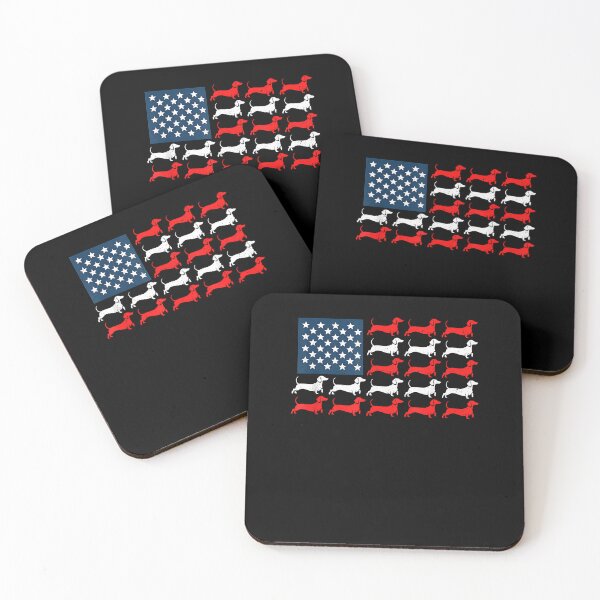 Item preview, American Flag with Dachshund Dog 4th of july Men Women Kids designed and sold by Goleon12.