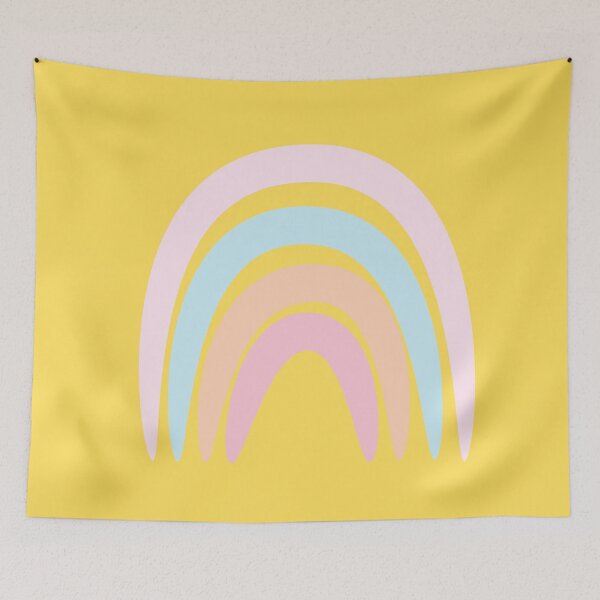 Item preview, Retro Rainbow in Yellow designed and sold by Ink & Print Store .
