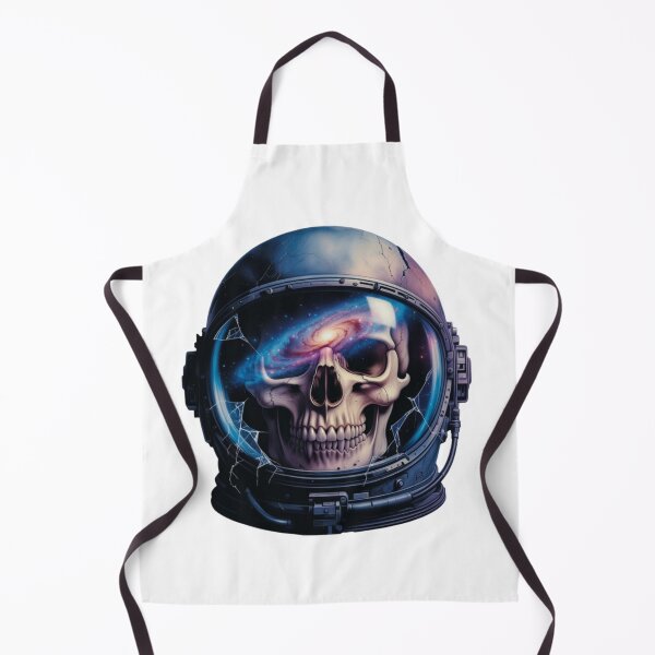 Item preview, Cosmic Voyager - Eternal Astronaut Skull with Galaxy Reflection designed and sold by j0mj0ma.