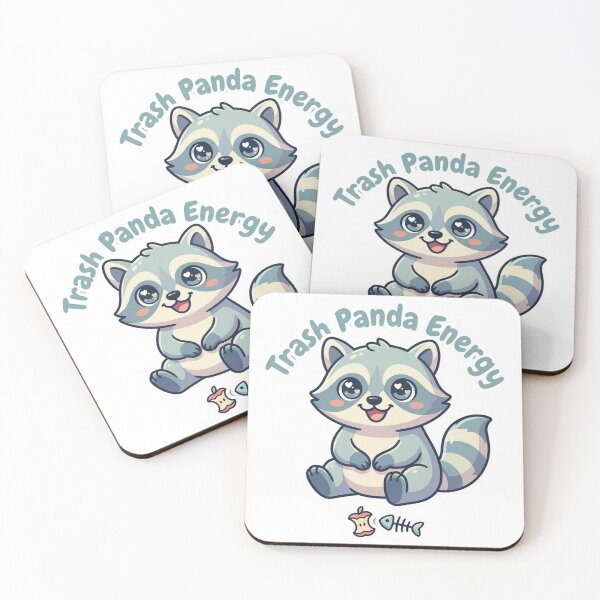 Item preview, Trash Panda Energy – Funny Raccoon Cute Aesthetic Design  designed and sold by SarcasmThreads.