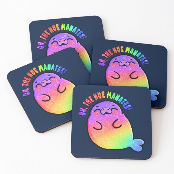 Item preview, Oh, The Hue Manatee designed and sold by Art by Morgan Campillo.
