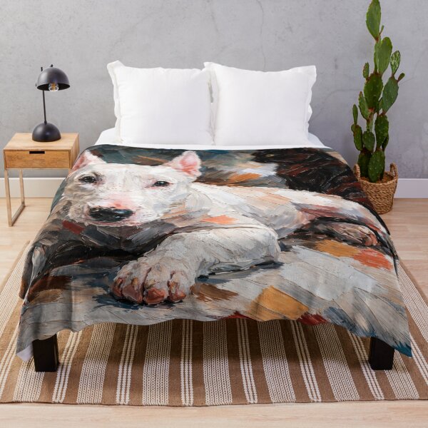 Item preview, Bull Terrier and Black Cat Friends designed and sold by caracatita75.