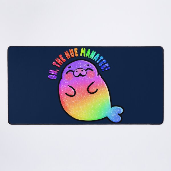 Item preview, Oh, The Hue Manatee designed and sold by Art by Morgan Campillo.