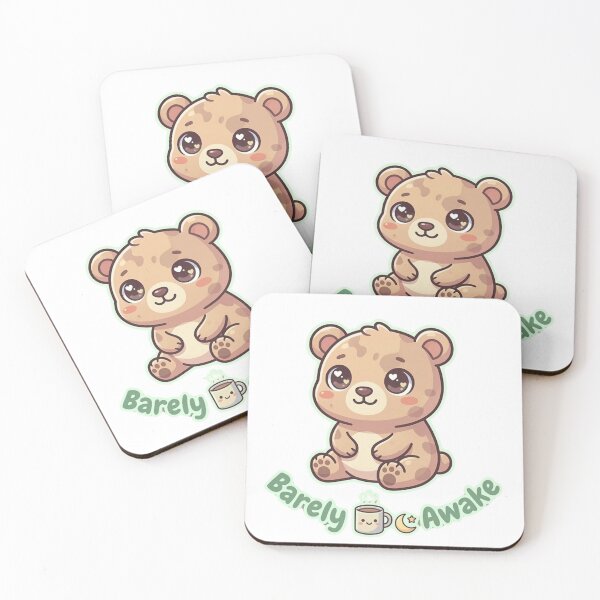 Item preview, Barely Awake Cute Bear – Funny Sleepy Aesthetic Design designed and sold by SarcasmThreads.