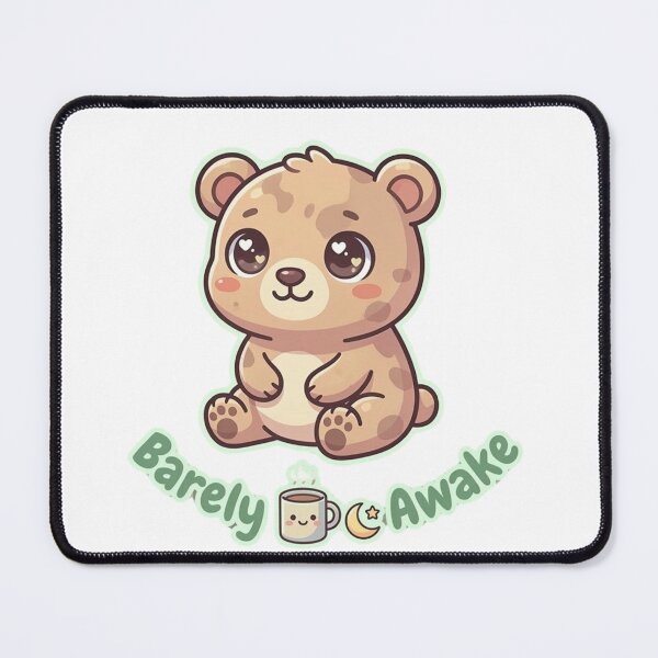 Item preview, Barely Awake Cute Bear – Funny Sleepy Aesthetic Design designed and sold by SarcasmThreads.