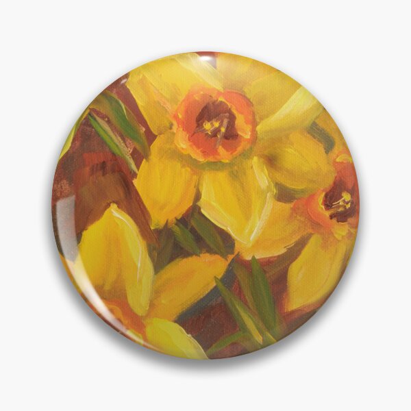 Item preview, 	Find Your Own Light - Yellow Daffodil Floral Ellipse designed and sold by JurateArt-DK.