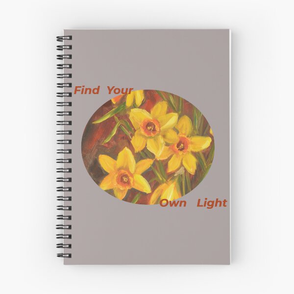 Item preview, 	Find Your Own Light - Yellow Daffodil Floral Ellipse designed and sold by JurateArt-DK.