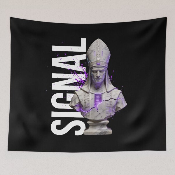 Item preview, SIGNAL – Digital Priest Marble Statue designed and sold by Marble Void.