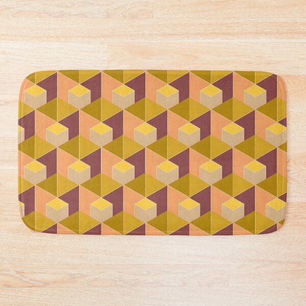 Item preview, Geometric cube seamless pattern, modern style geometric art designed and sold by LeedsArtStudio.