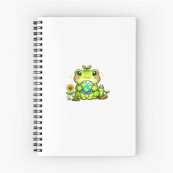 Item preview, Cute Eco Frog Holding Earth designed and sold by oli-ml.