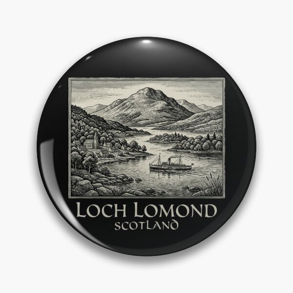 Item preview, Loch Lomond Scotland - Ben Lomond & Maid of the Loch Highlands Art designed and sold by Loom on the Loch.