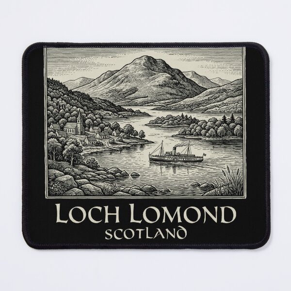 Item preview, Loch Lomond Scotland - Ben Lomond & Maid of the Loch Highlands Art designed and sold by Loom on the Loch.