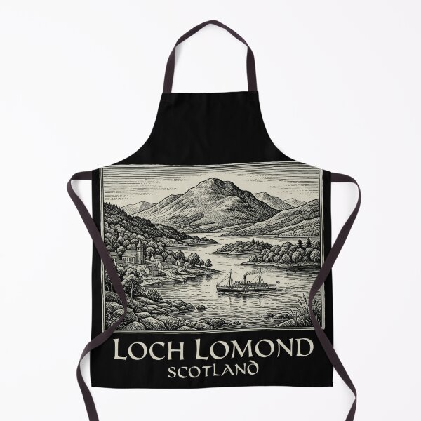 Item preview, Loch Lomond Scotland - Ben Lomond & Maid of the Loch Highlands Art designed and sold by Loom on the Loch.