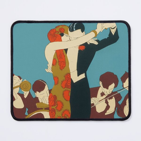 Item preview, Art Deco Illustration Tango Dancers Jazz Vintage Art Lovers designed and sold by RickE.