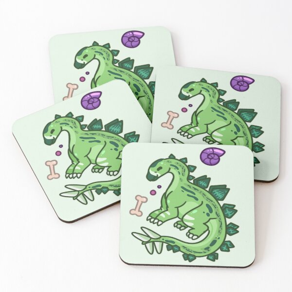 Artikelvorschau, Niedlicher Stegosaurus mit Fossilien entworfen und verkauft von Aloe and Monstera.