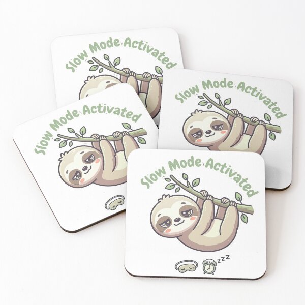 Item preview, Slow Mode Activated – Funny Sloth Cute Lazy Aesthetic Design  designed and sold by SarcasmThreads.