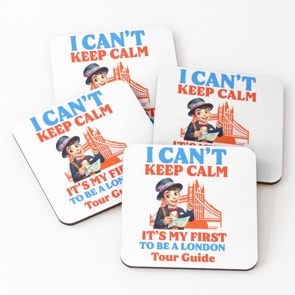Item preview, First Time London Tour Guide - I Can't Keep Calm Funny Career Gift designed and sold by Abibless1998.