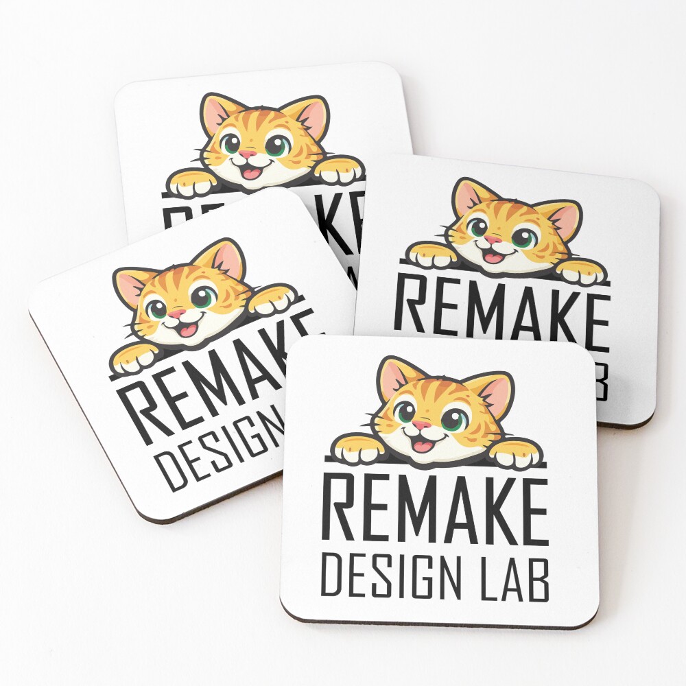 Item preview, Coasters (Set of 4) designed and sold by RemakeDesignLab.